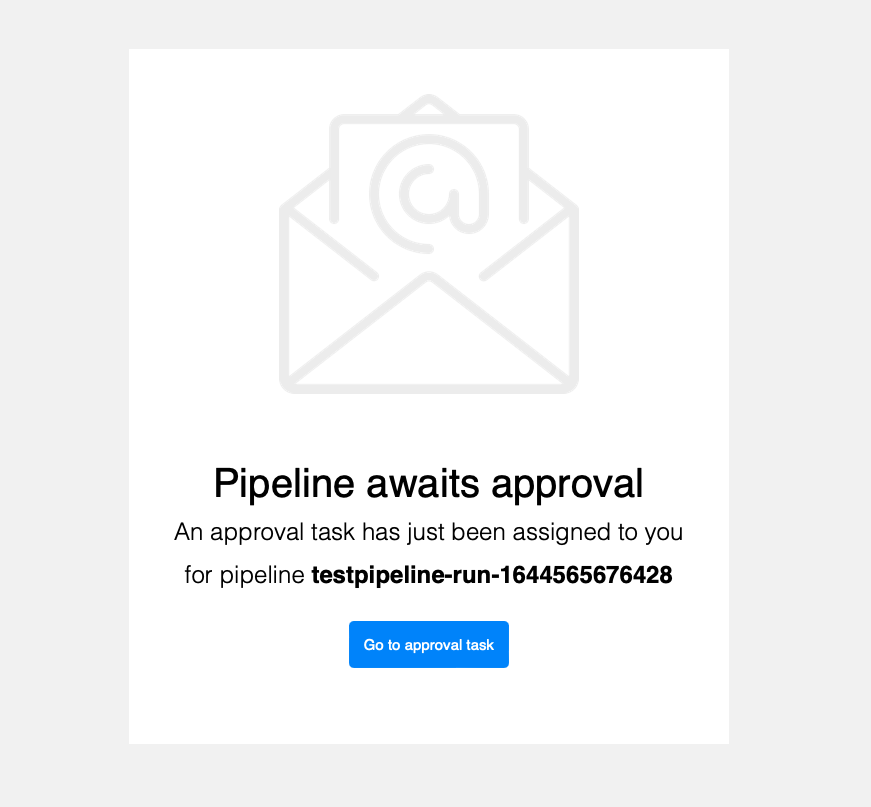 Email notifications for Approval Tasks
