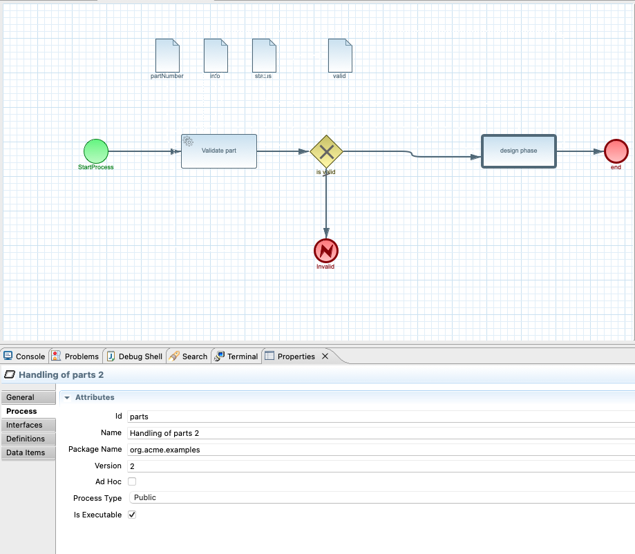 Set version of the workflow via properties